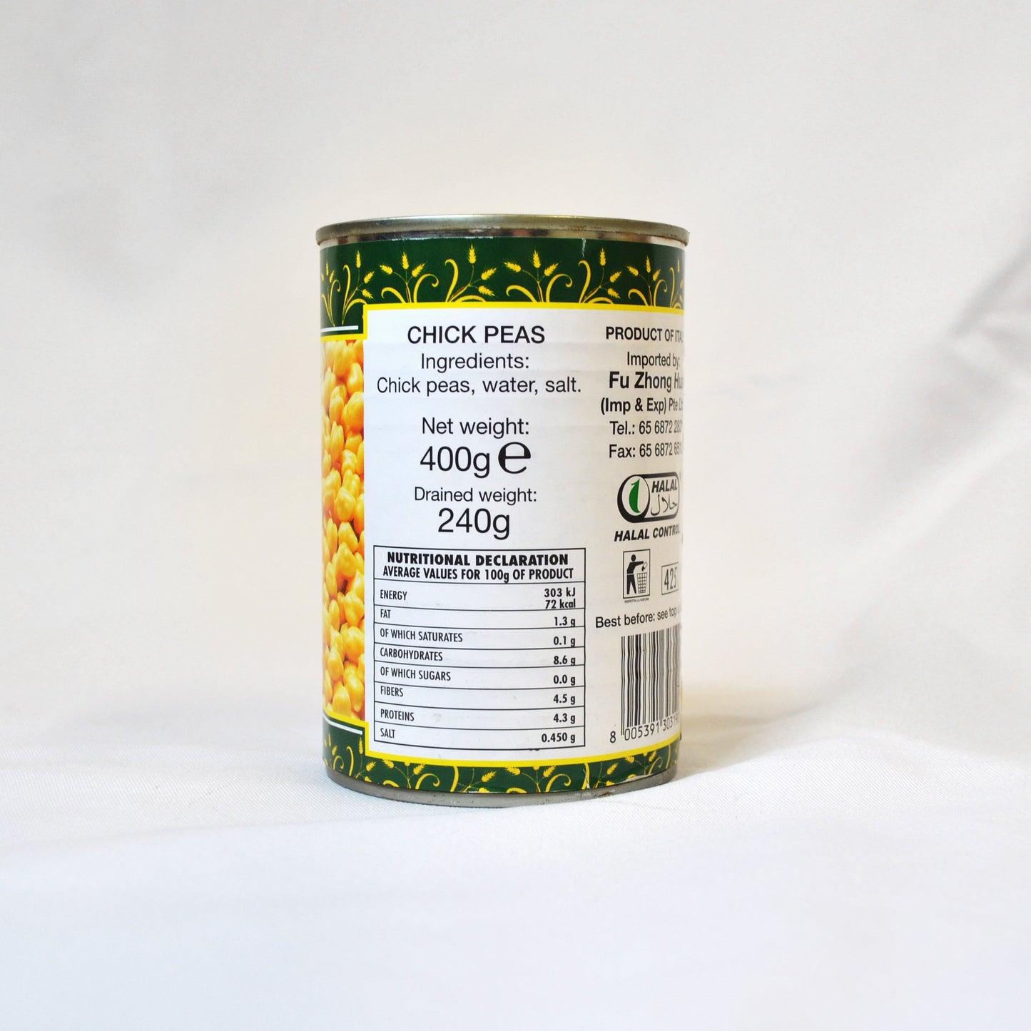 Moli Pasta Garbanzo Beans (Chickpeas)