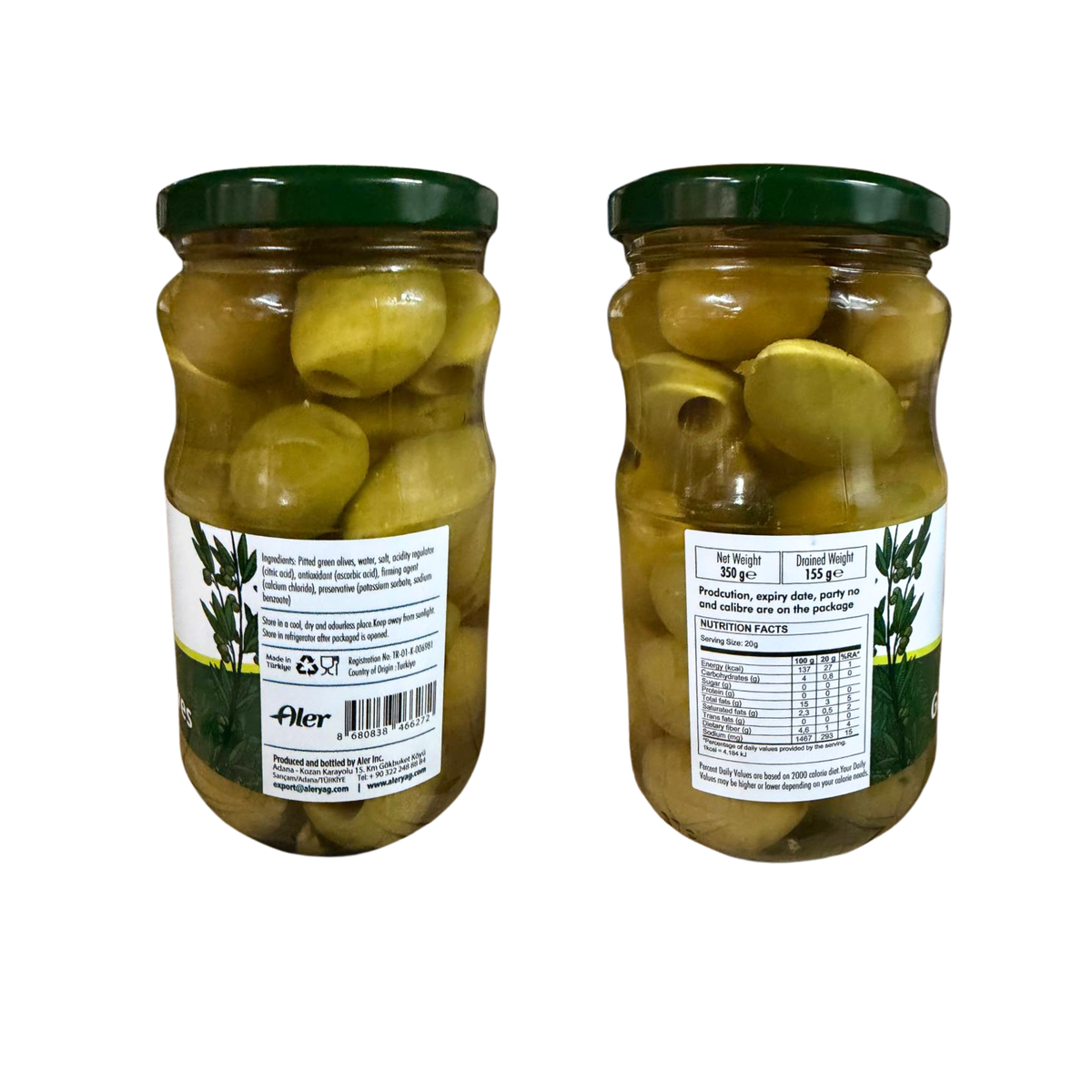 Cere Pitted Green Olives