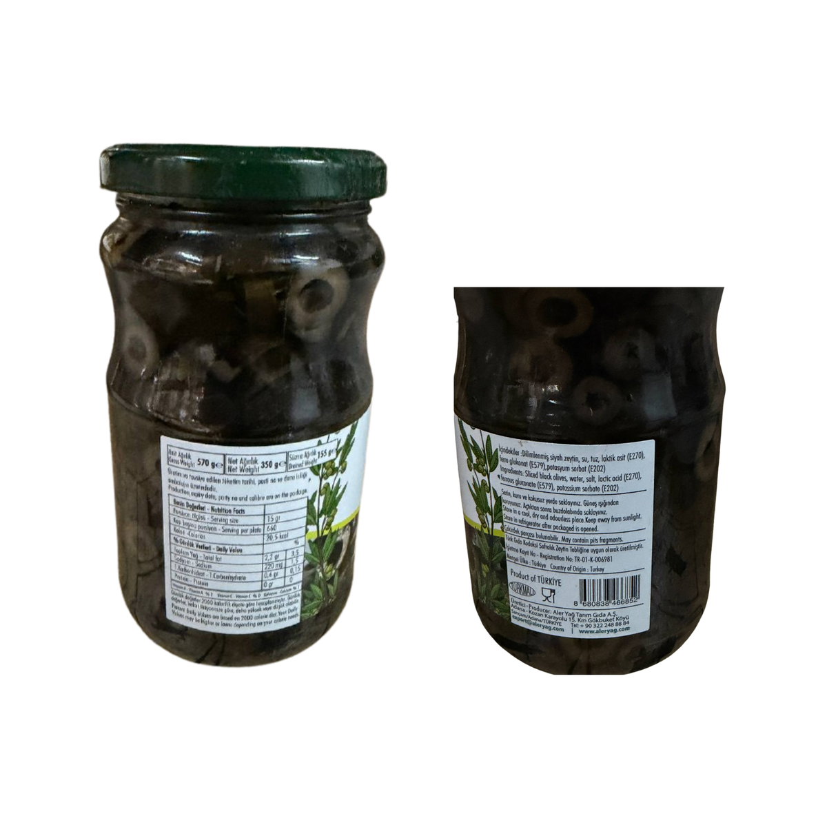 Cere Sliced Black Olives