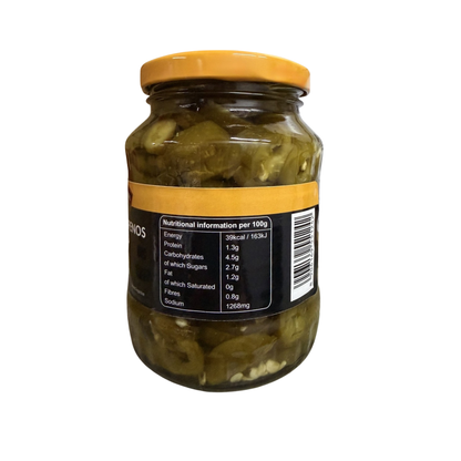 Hugo Reitzel Green Jalapenos sliced 340g