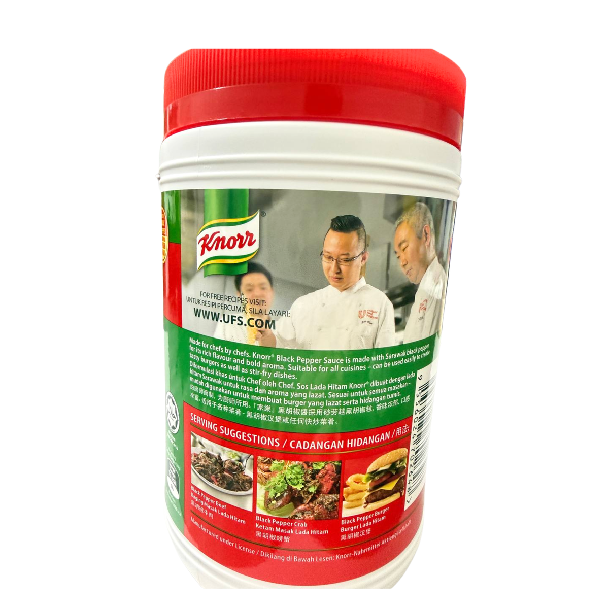 KNORR BLACK PEPPER SAUCE 1.2kg