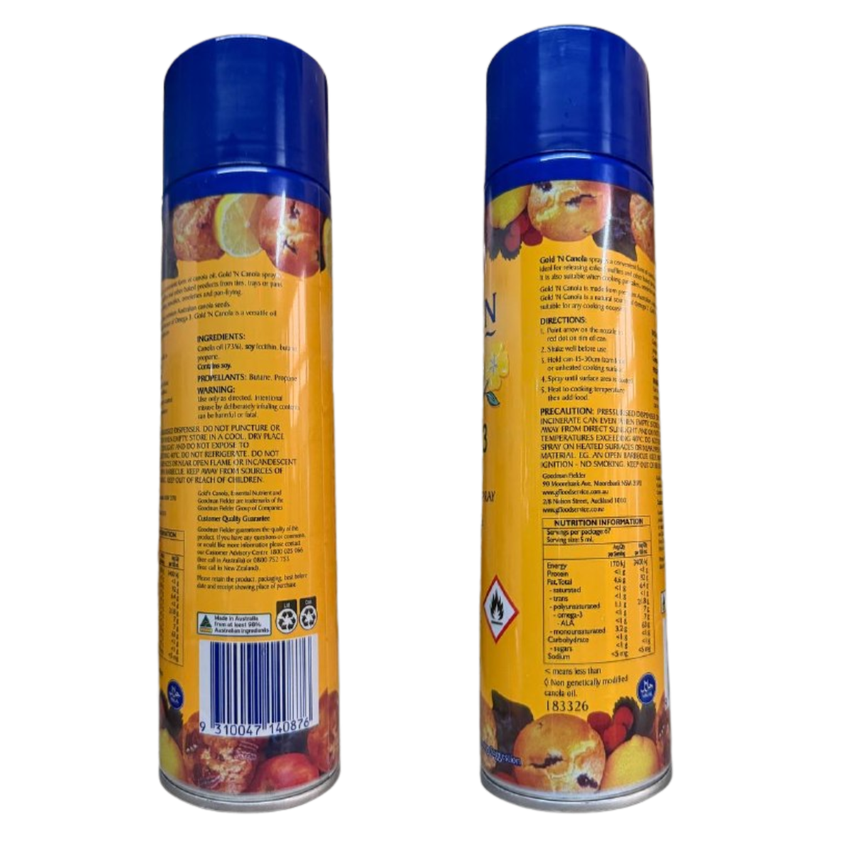 Oil Canola Non-stick (Spray / GOLD 'N)